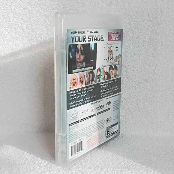 BNWOT 2008 Disney's SING IT Playstation 3 Game Featuring... Never Played!! - Picture 3 of 7